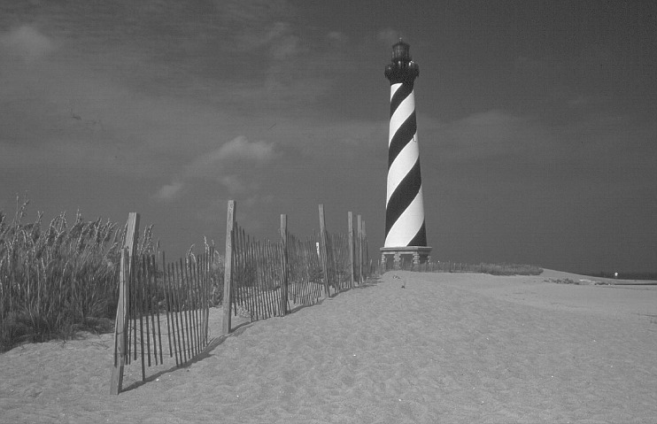 Hatteras lighthouse was moved in 1999.
