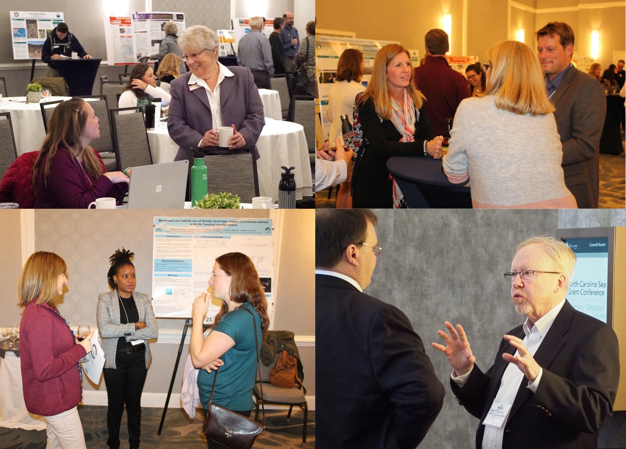 Day one of the Coastal Conference offered many opportunities for networking and sharing of ideas.