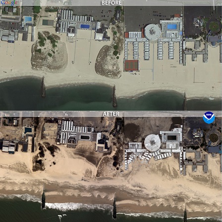 Long Beach before/after Sandy