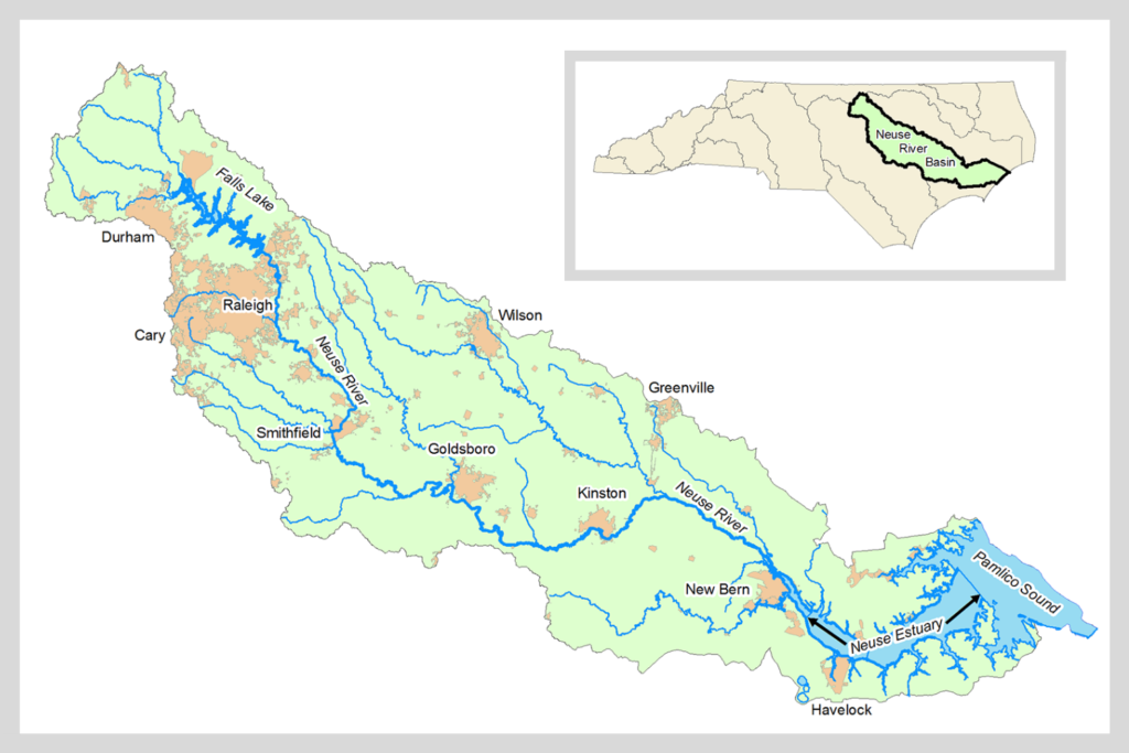 Map of the Neuse River Basin