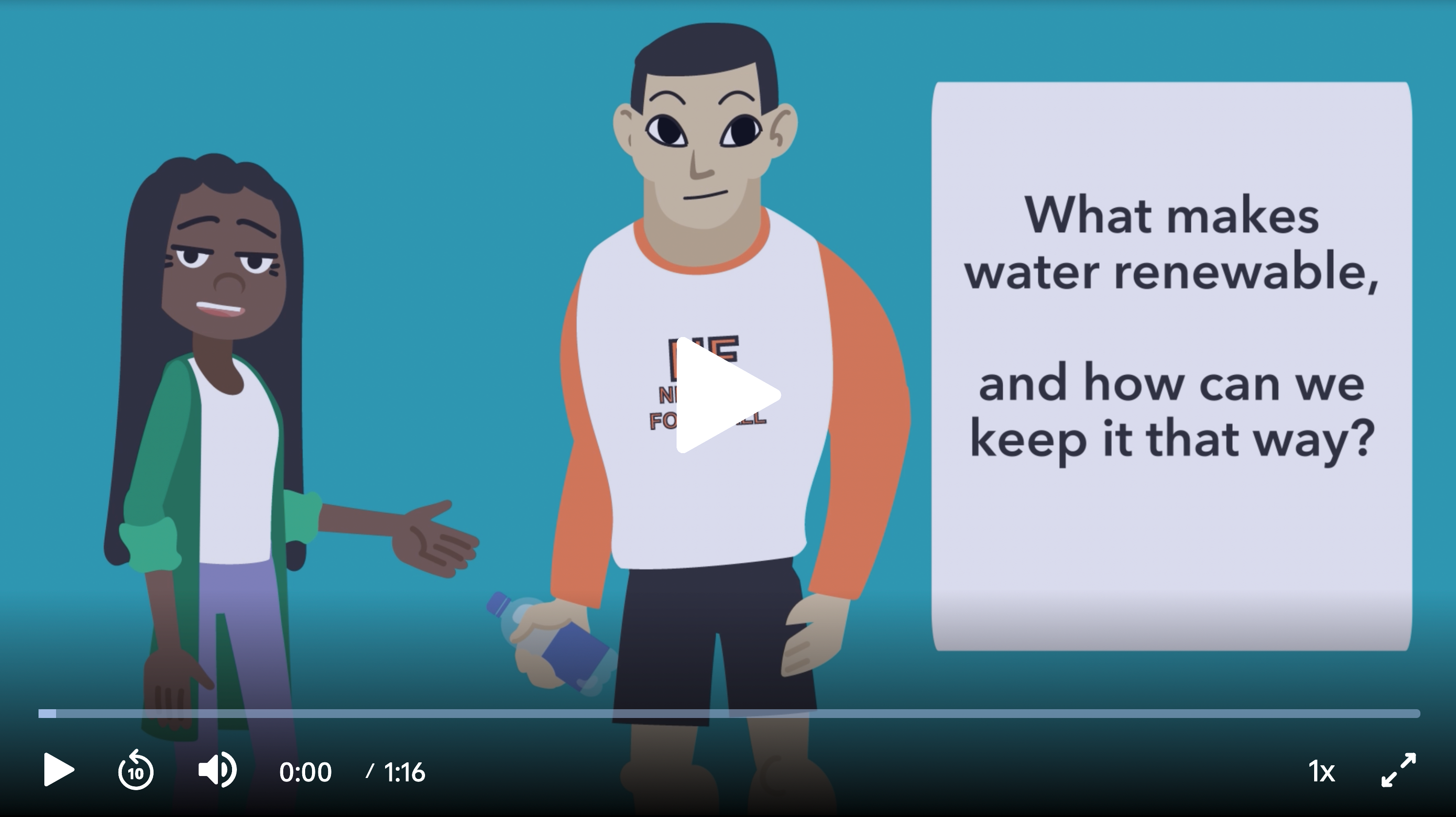 image: Keeping Water Renewable (click to play video).