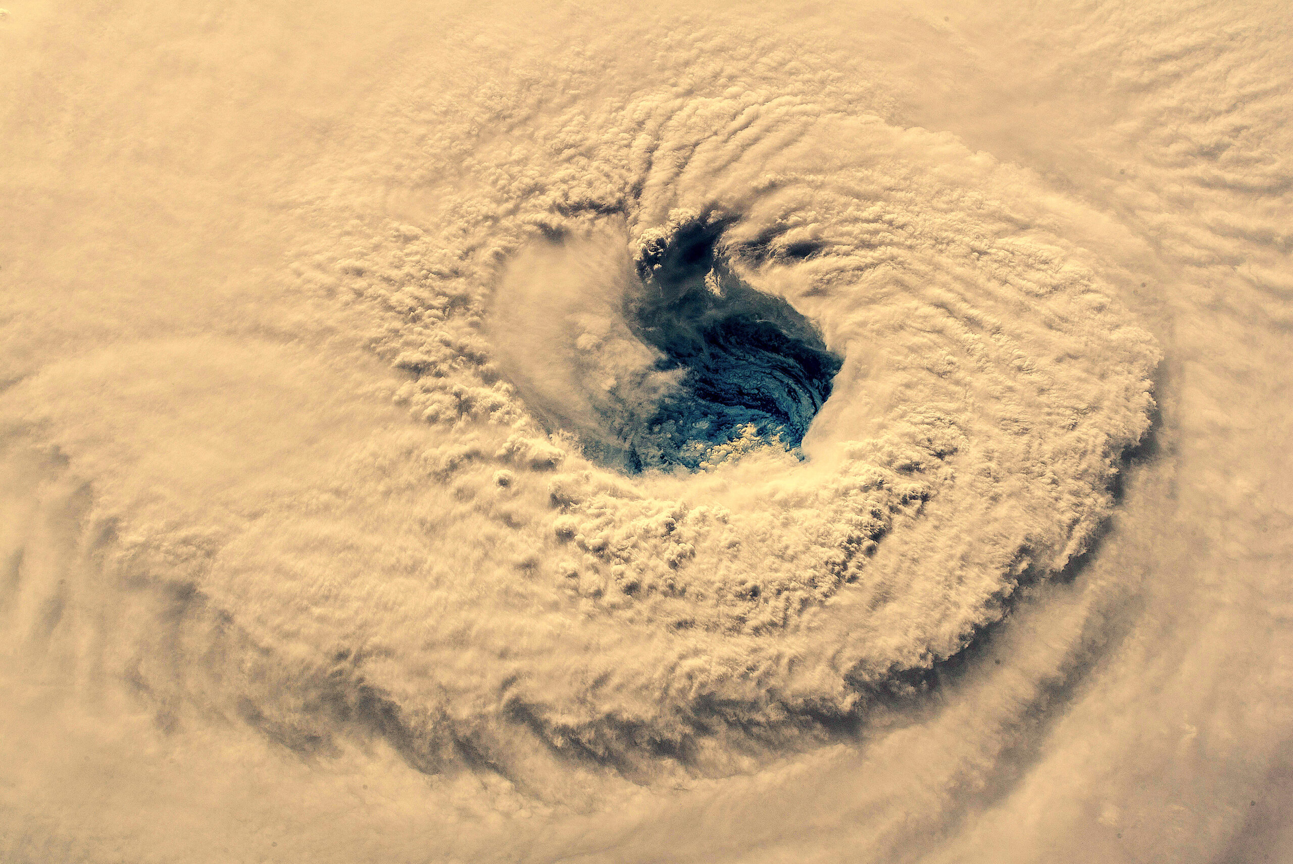 image: Hurricane Florence's eye.