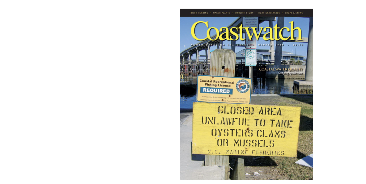 COVER IMAGE: COASTWATCH WINTER 2009.