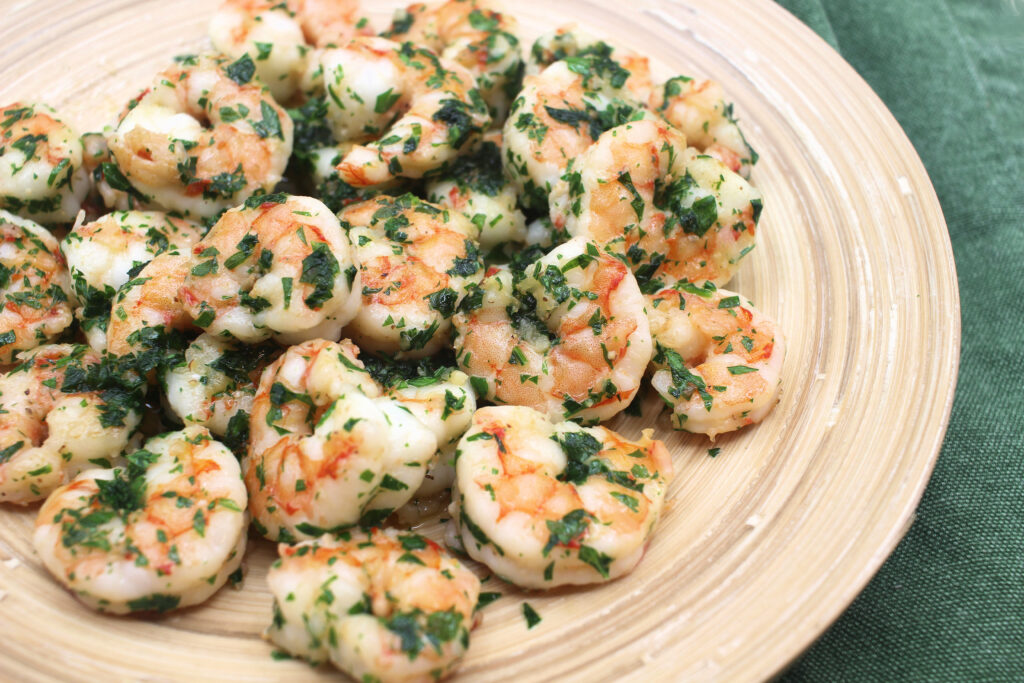 image: Buttery Shrimp.