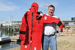 'Gumby' immersion suit