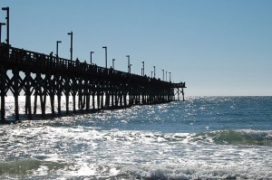 Anglers and visitors enjoy the activities at the Surf City pier.