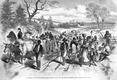 Freed slaves in New Bern