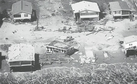 Oak Island hurricane damage