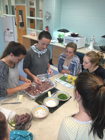 Cape Hatteras school students prepare bluefish