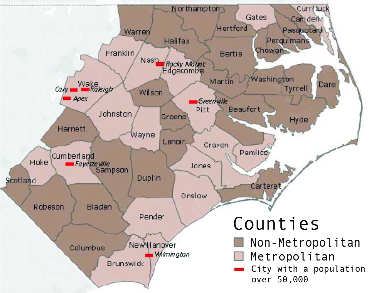 What Cities Are In Northeast North Carolina