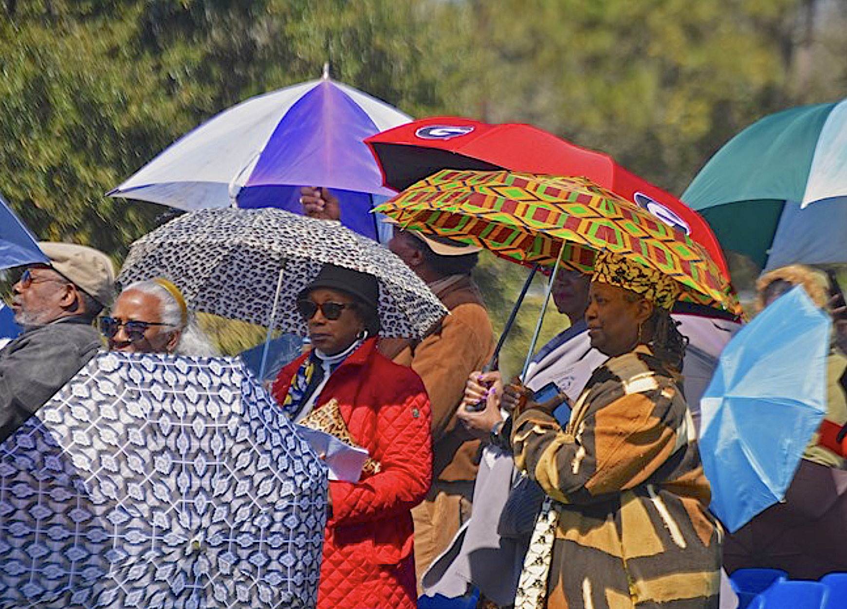 Through “Weeping Time” ceremonies like this, the Gullah/Geechee preserve the history of an infamous 2-day slave auction — the largest ever in Georgia — when a wealthy owner splintered families and friends during a torrential downpour, all to cover his gambling debts. Credit: NPS.