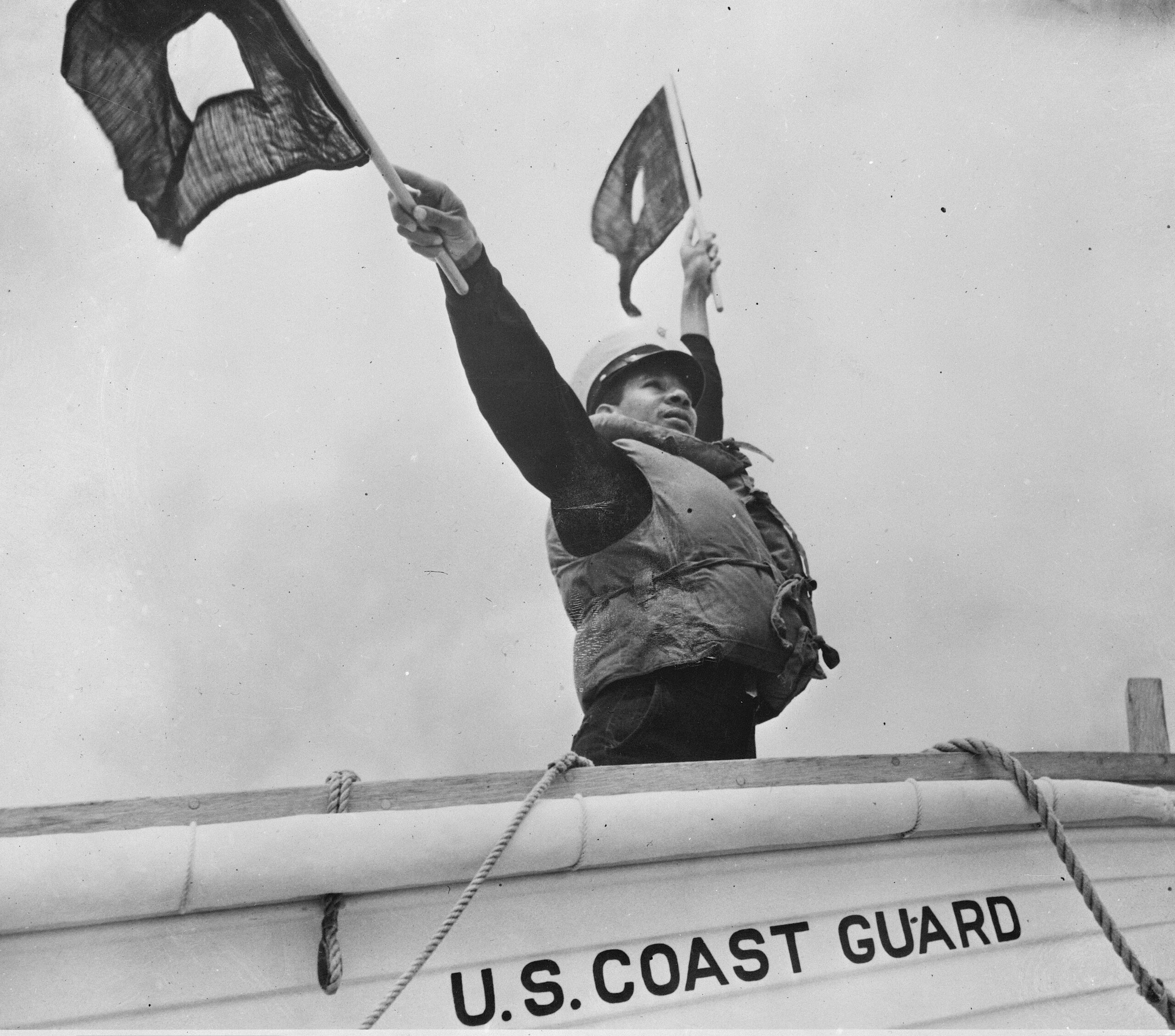 The Pea Island Surfmen inspired a generation of African Americans to join the Coast Guard. Credit: FSA.