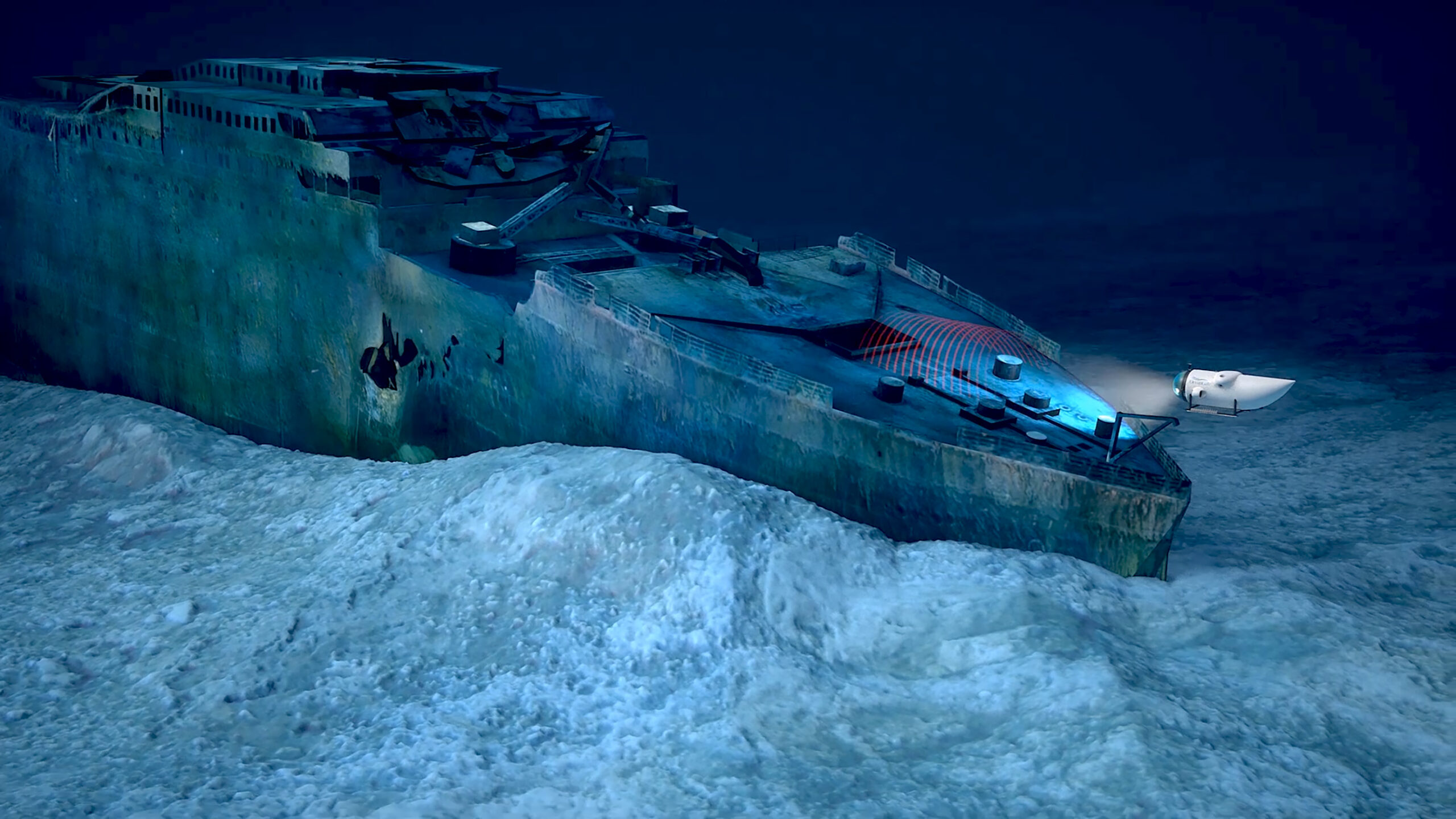 image: Titanic illustration.
