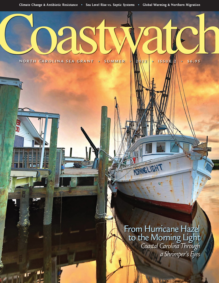 Summer 2022 cover of Coastwatch Magazine: image of the Morning Light.