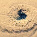 image: Hurricane Florence's eye.