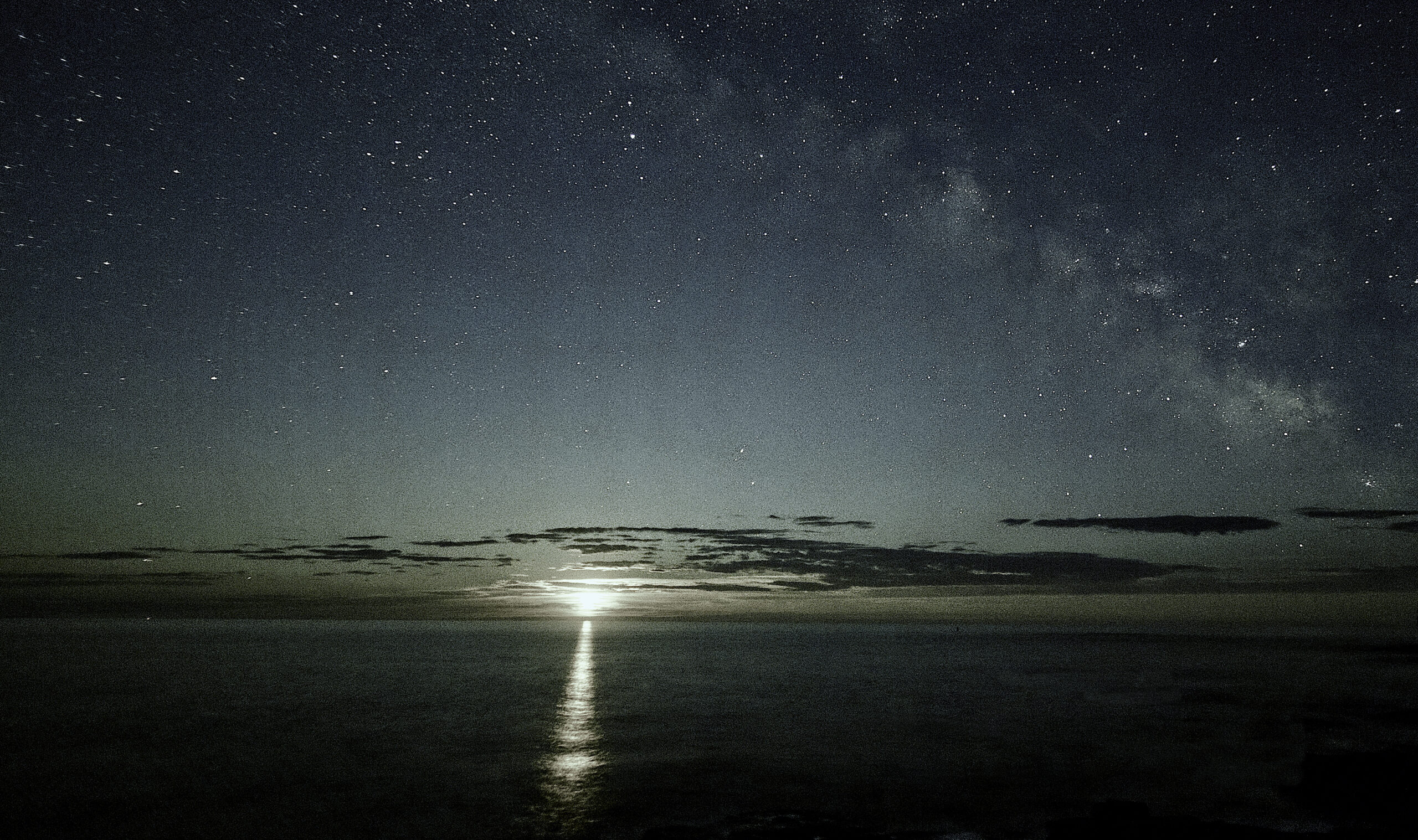 image: moonrise over the atlantic.