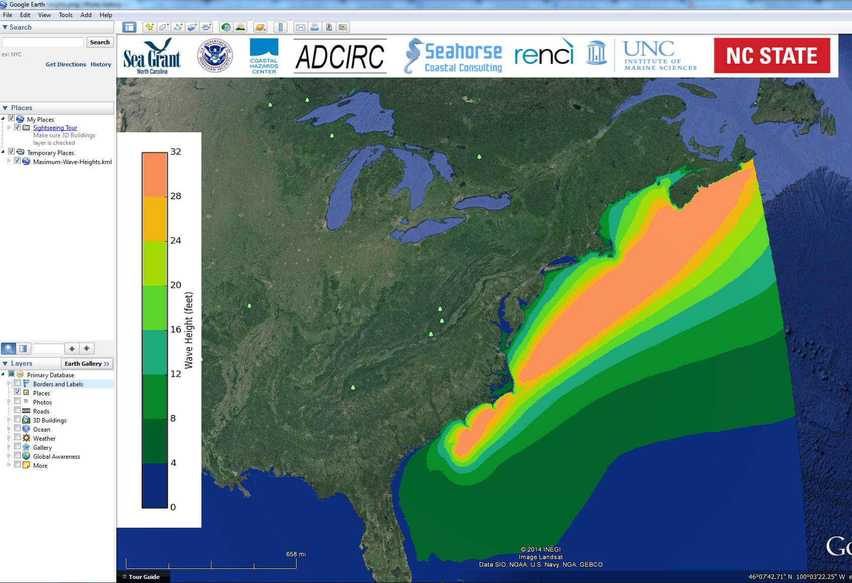 Picture This: Developing Storm Surge Visualization Coastwatch Picture This: Developing Storm Surge Visualization Coastwatch
