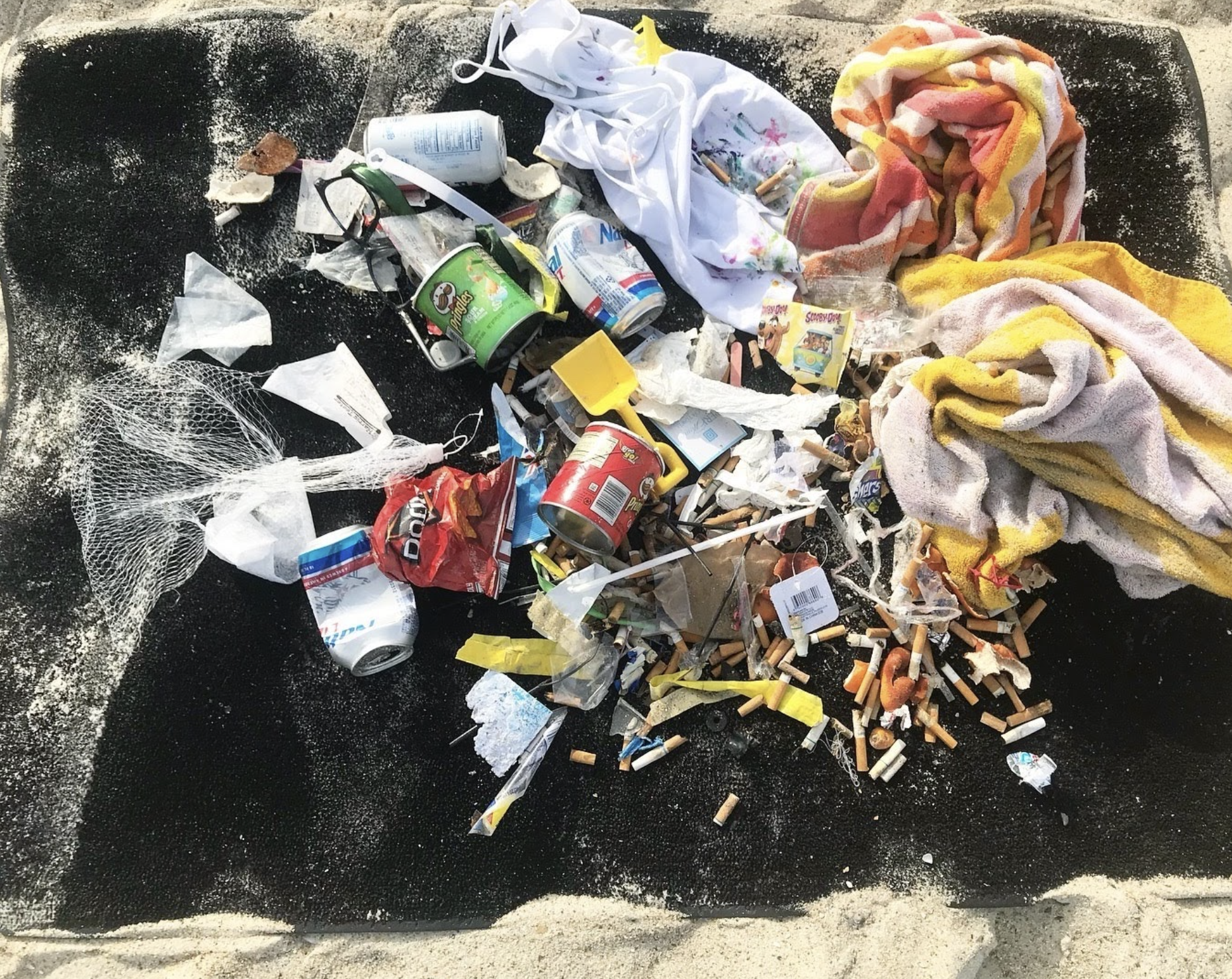 A successful beach cleanup at Wrightsville Beach