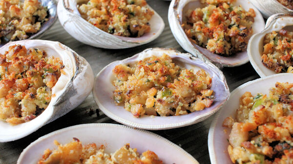 Air Fryer Stuffed Clams