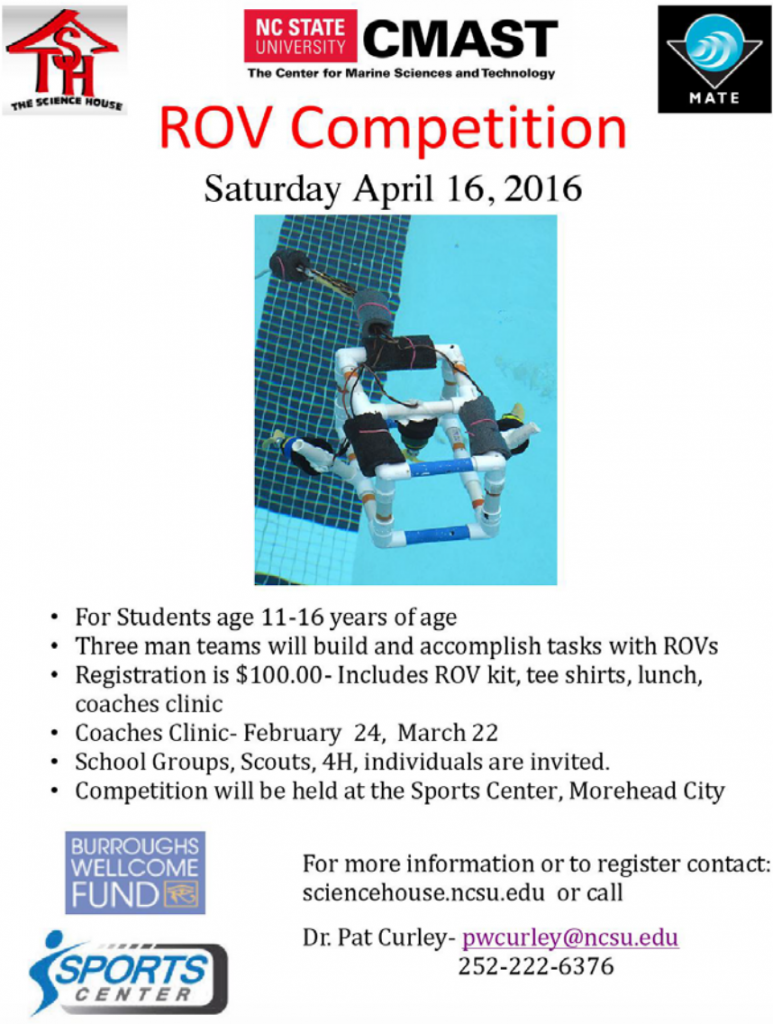 ROV competition flyer