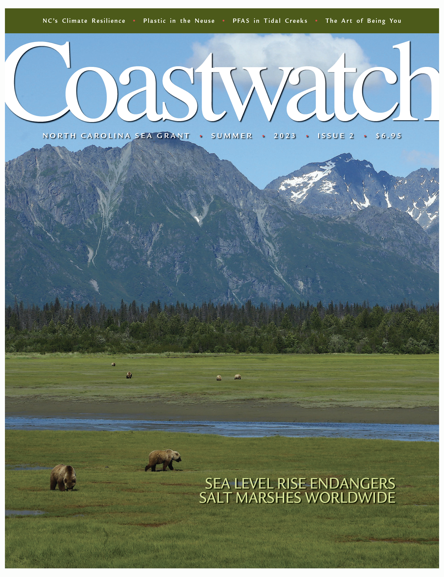 image: SUMMER 2023 cover of Coastwatch.