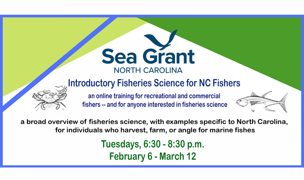 Registration Opens For The Introductory Fisheries Science For NC   2024 Fisheries Flyer Banner 1024x606 