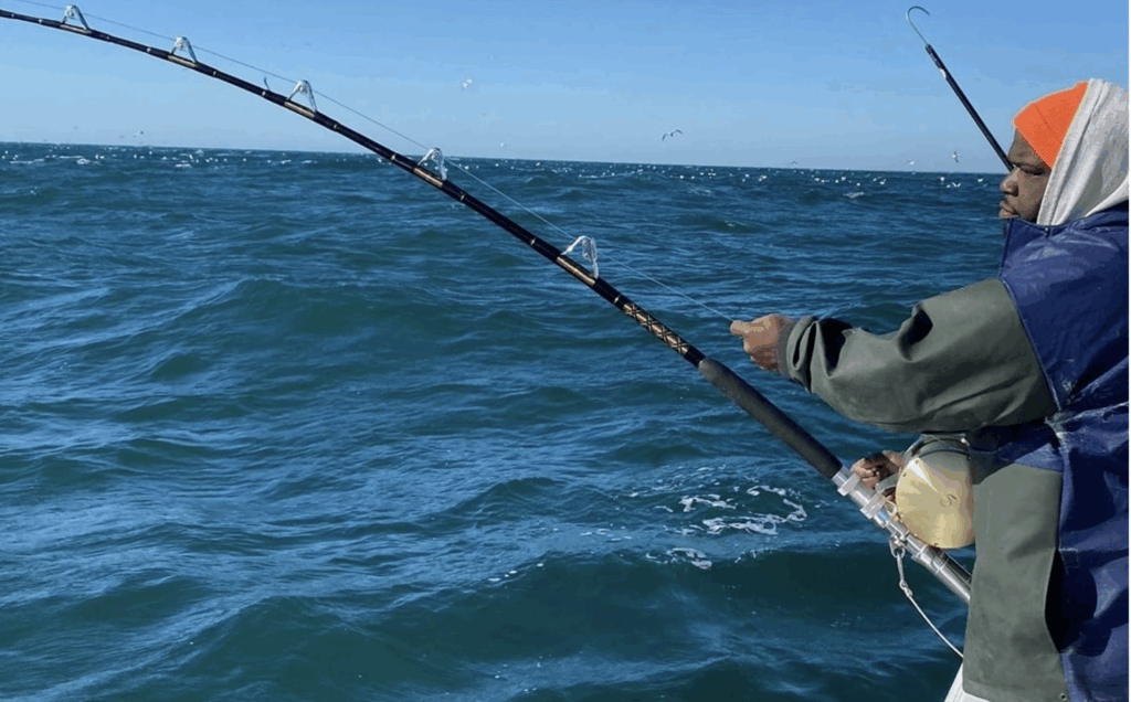 John Mallette fishing.