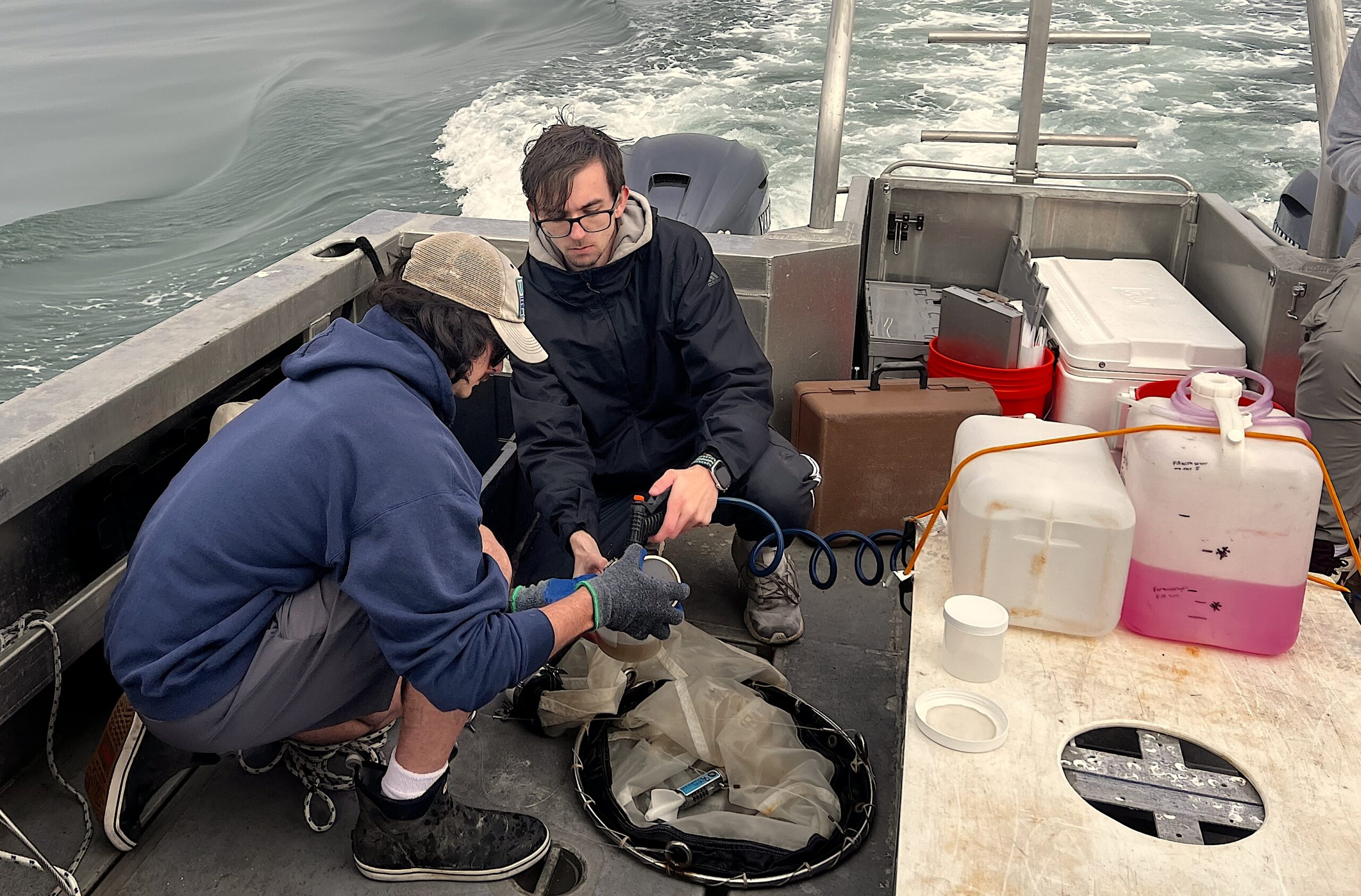 Matt Bues, winner of the Coastal Research Fellowship from North Carolina Sea Grant and the North Carolina Coastal Reserve and Estuarine Research Reserve.